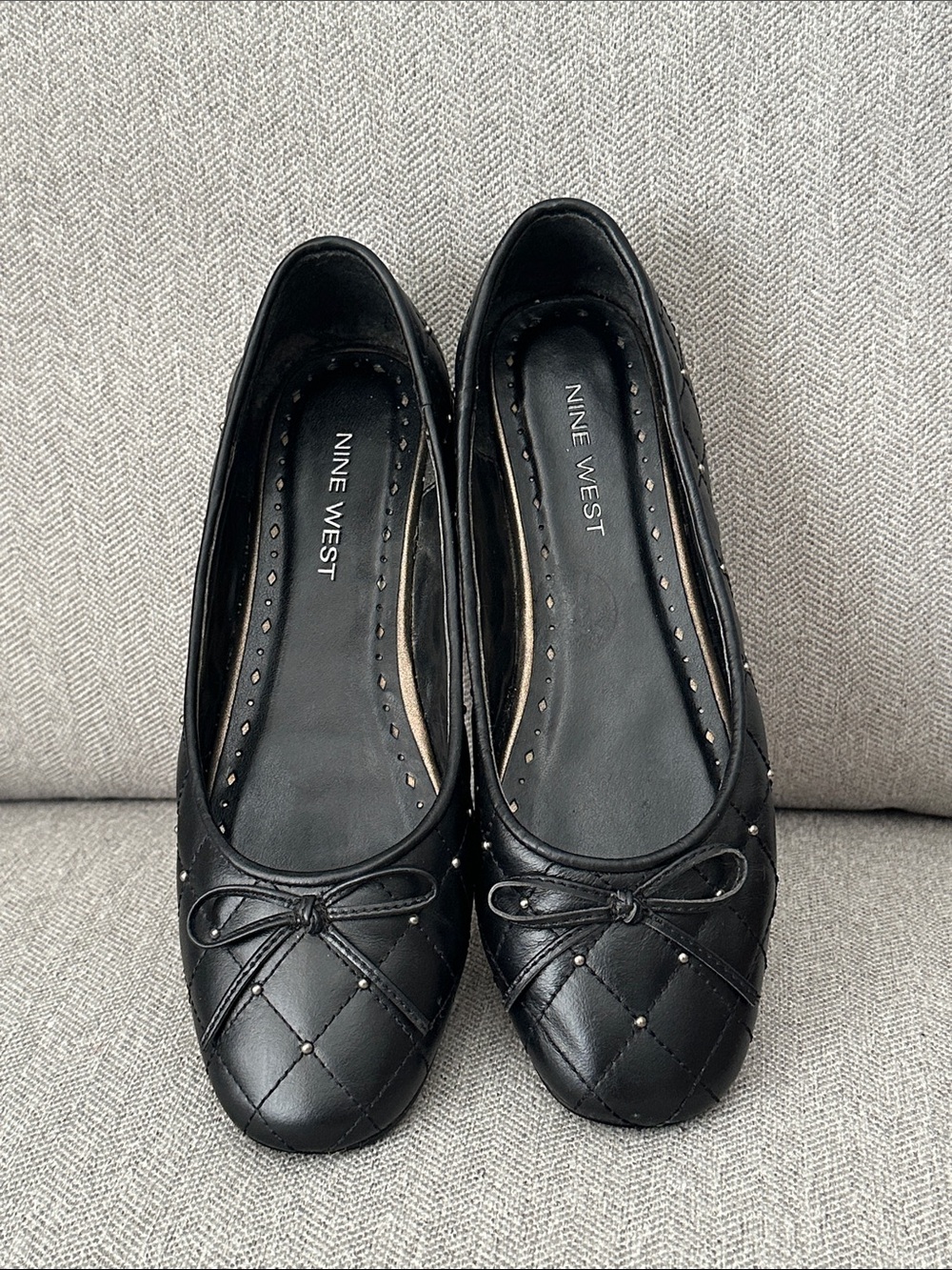 Nine West Black Ballet Flats